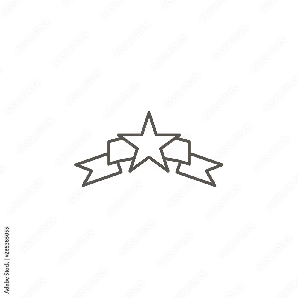 Poster reward, award, star vector icon. element of simple icon for websites, web design, mobile app, info g
