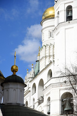 Fototapeta na wymiar Moscow Kremlin architecture. Color photo.
