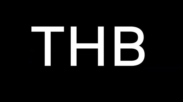 From the Glitch effect arises ISO code currency THB. Then the TV turns off. Alpha channel Premultiplied - Matted with color black