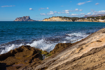 View from Moraira in Spain