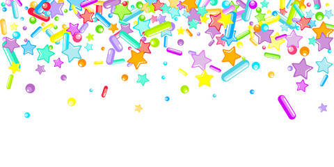 Sprinkles grainy. Cupcake donuts, dessert, bakery