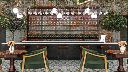 Diseño interior restaurante