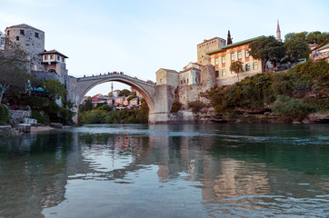Fototapeta na wymiar The Old Bridge in Mostar 