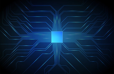 Circuit board background, technology CPU, microprocessor Interface. Microchip pattern for design. Microprocessor scheme. Hardware technology concept. Circuit number digital concept. 