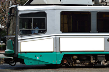 Two Trolley Billboards, Outdoor Advertising