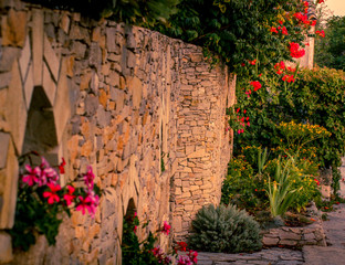Mur de village du Sud