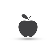 Apple vector icon. Apple fruit