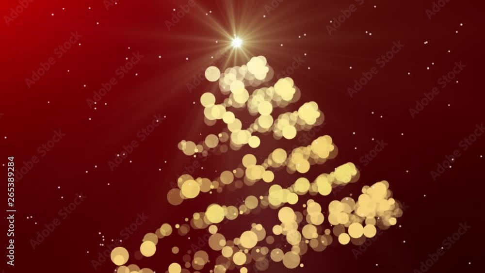 Poster glamorous golden curtains loop