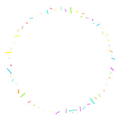 Sprinkles grainy. Cupcake donuts, dessert, party