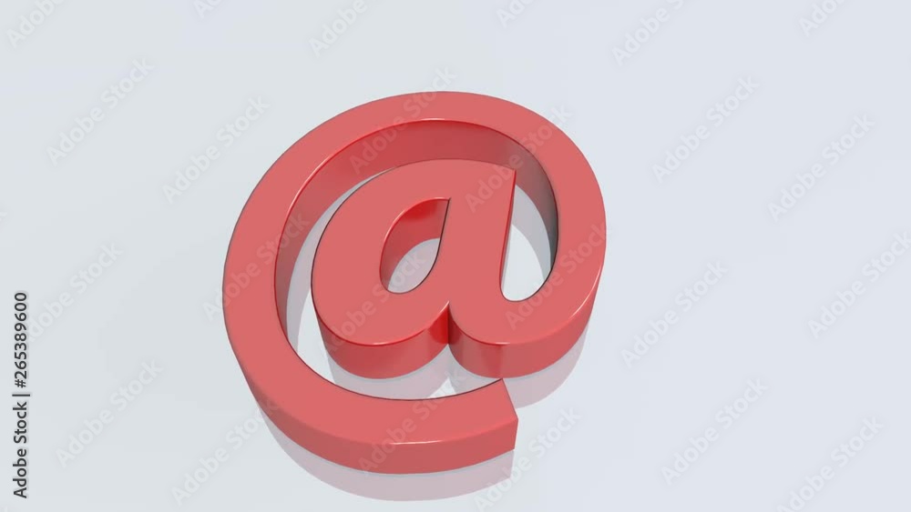Poster 3d animation of file folder with three email flying out of it loop 1080p hd