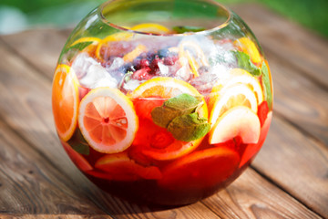 fresh non-alcoholic cocktail.