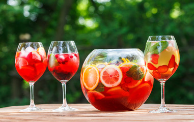fresh non-alcoholic cocktail.