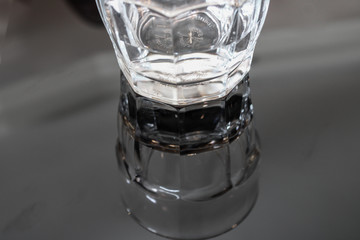en verre eau