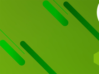 Abstract green geometric background.
