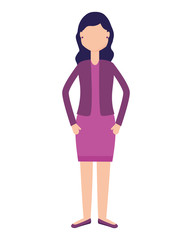 woman character cartoon