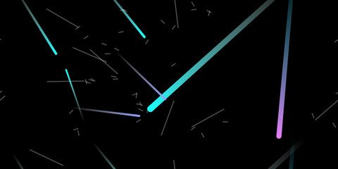 Fast Effect. Motion Neon. Seamless Pattern. Glitch