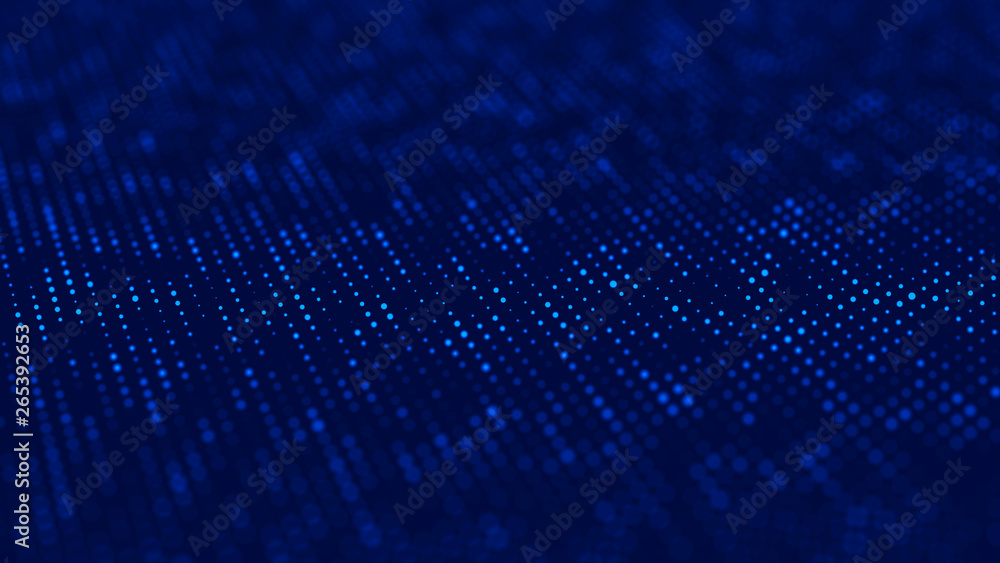 Poster halftone pattern. blue composition. glitch background. gradient design background. abstract dotted b