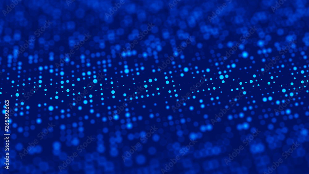 Poster halftone pattern. blue composition. glitch background. gradient design background. abstract dotted b