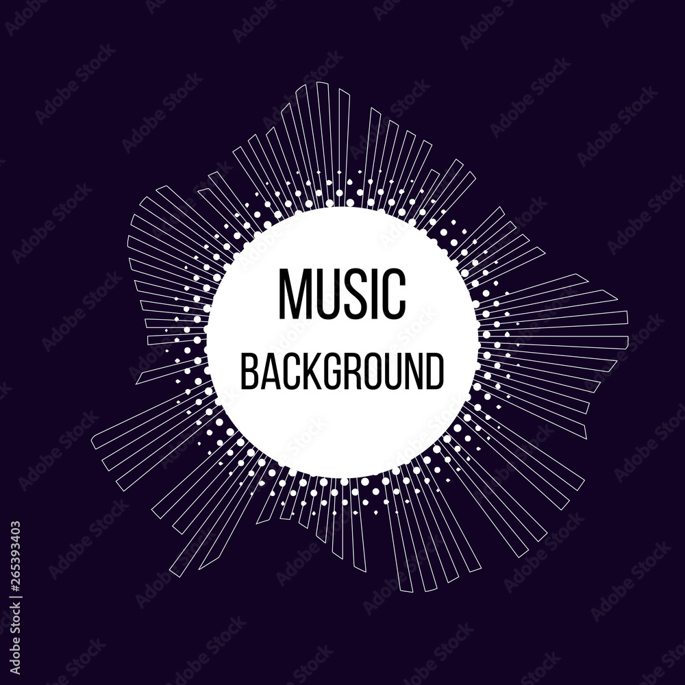Poster music background. audio equalizer icon. sound wave. abstract vector element for music design with eq