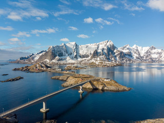 Hamnoy old fishing village in Reine Lofoten, Norway