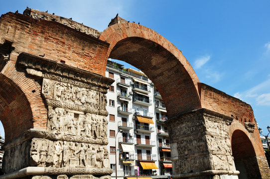 Arch Of Galerius And Rotunda Thessaloniki