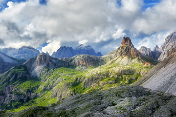 Fototapeta premium Landscape of Italian Dolomites mountains