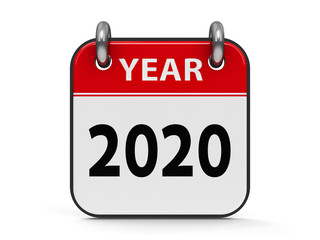Icon calendar 2020 year