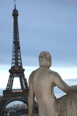 Fototapeta na wymiar Eiffel Tower