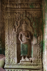 The incredibly beautiful Preah Khan temple ruins at Angkor, Siem Reap, Cambodia
