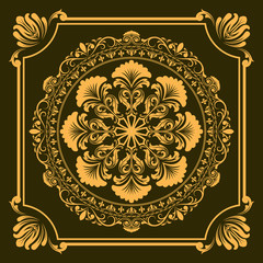 decorative frame in vintage style