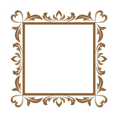 decorative frame in vintage style