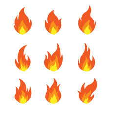 Collection of bonfires logo