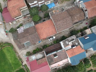 Rural House in China - Drone Shot