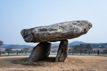 This Dolmen is a World Heritage Site in Incheon, Korea.