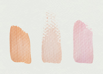 Brush stroke samples