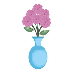 vase with roses icon