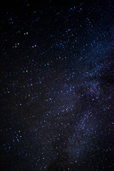 Beautiful stars in the dark