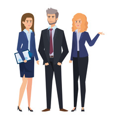 business people with documents