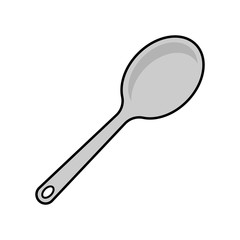 Cartoon Spoon Simple Vector Illustration