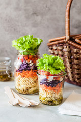 Pasta Salad in a Jar