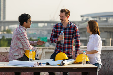 Group of engineer