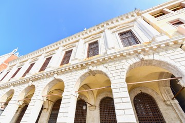 Gothic Architecture of Doge's Palace in Venice, Italy