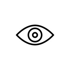 human eye icon. vector illustration