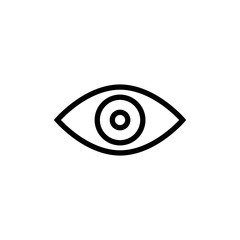 human eye icon. vector illustration