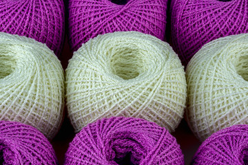 Colorful ball of yarn