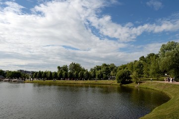 Pond in the Moscow Park 