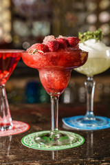 cocktails in the bar