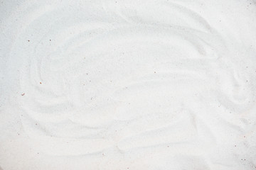White beach sand