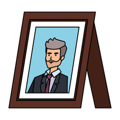 portrait with elegant businessman