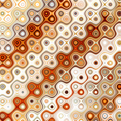 Colorful rounded pop stripes